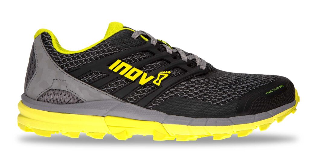 Inov-8 Trailtalon 290 V2 Men's Trail Running Shoes Black/Grey/Yellow UK 491652AIG